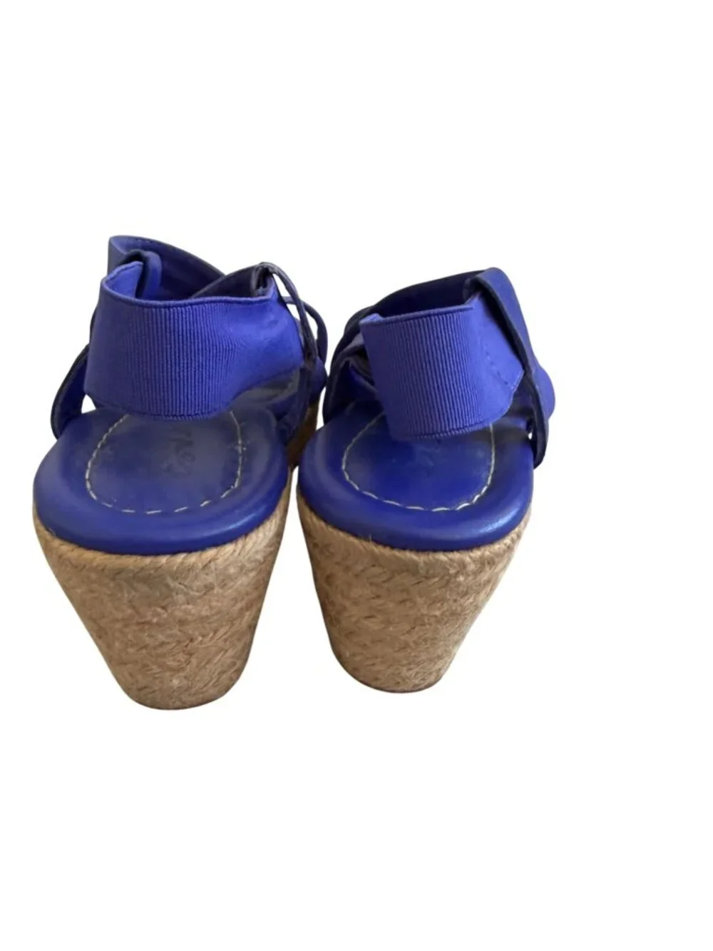 BODEN Purple Wedge Sandals Size 38 / US 8